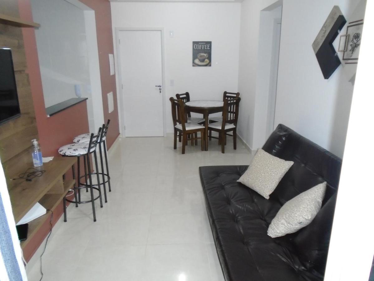 Apartamento Em Mongagua, Frente Ao Mar Bagian luar foto