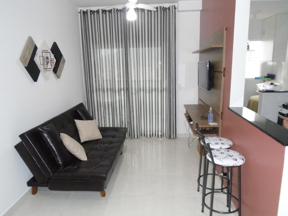 Apartamento Em Mongagua, Frente Ao Mar Bagian luar foto