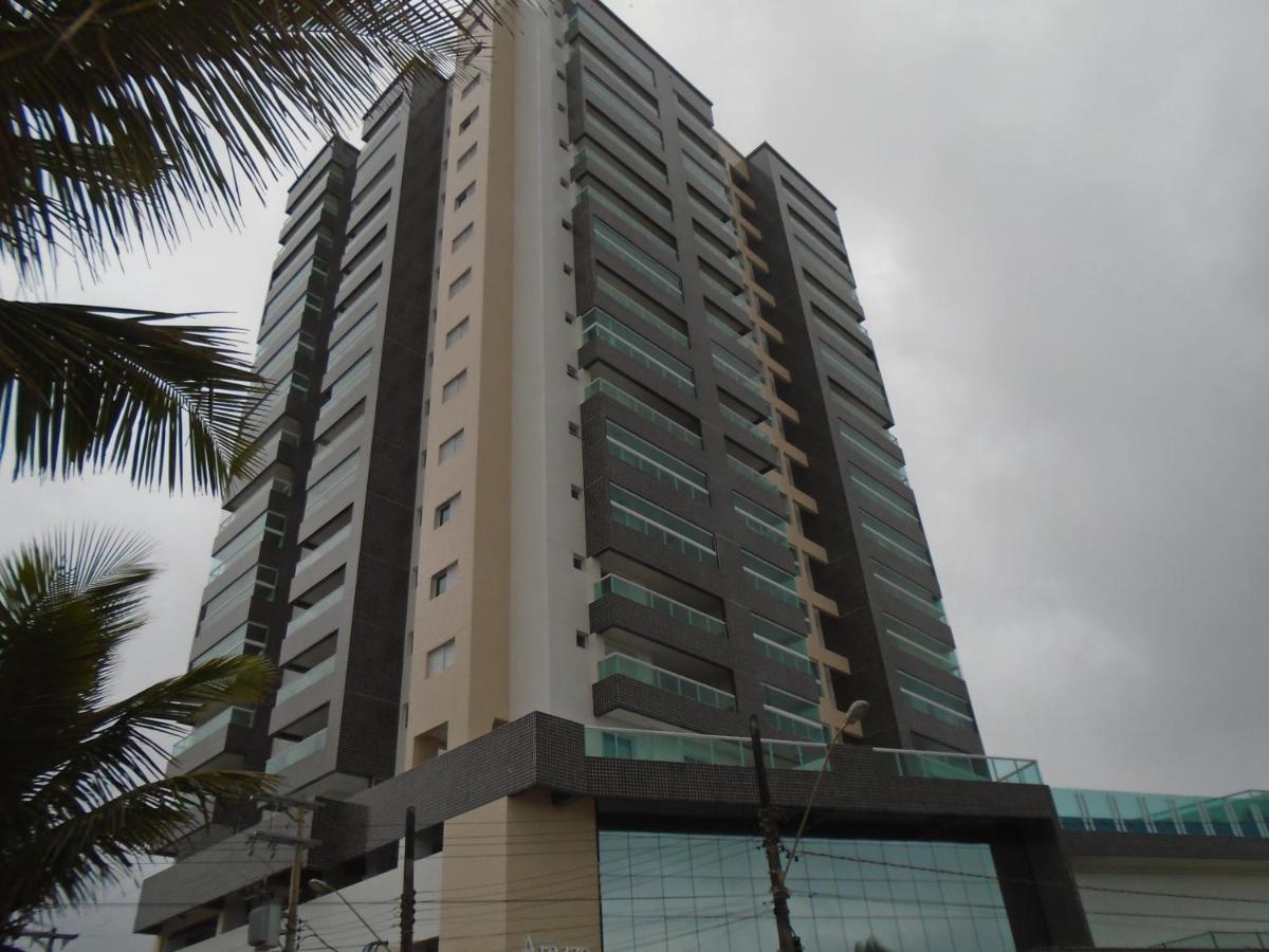 Apartamento Em Mongagua, Frente Ao Mar Bagian luar foto